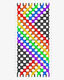 Rainbow Zig Zag Friendship Bracelet Pattern, HD Png Download, Free Download