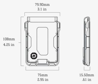 Wallet Dimensions, HD Png Download, Free Download