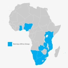 Barclays Africa Group Map - Africa Map No Background, HD Png Download, Free Download