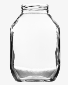 1/2 Gallon Pickle Jar Photo - Glass Bottle, HD Png Download, Free Download