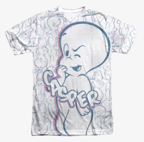 Collage Casper The Friendly Ghost T-shirt - Casper The Friendly Ghost, HD Png Download, Free Download