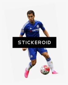 Eden Hazard Front - Kick Up A Soccer Ball, HD Png Download, Free Download