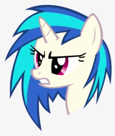 Angry Mlp Vinyl Scratch Vector, HD Png Download, Free Download