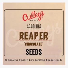 Culley"s Chocolate Carolina Reaper Seeds - Cartoon Furniture, HD Png Download, Free Download
