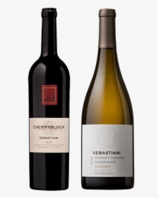 Twelve Bottles Of Sebastiani Red Wines - 2 Wine Bottles, HD Png Download, Free Download