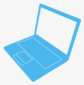 Clipart Laptop Silhouette, HD Png Download, Free Download