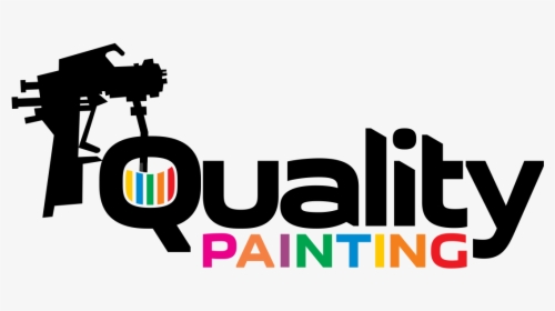 Logo Design By Moisesf For Quality Painting And Metal - Painting Gun Logo, HD Png Download, Free Download
