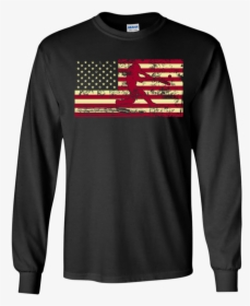 Male Baseball Player Silhouette On The American Flag - Best Gucci Shirt, HD Png Download, Free Download