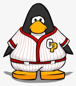 Red Baseball Uniform On A Player Card - Club Penguin Black Belt Ninja, HD Png Download, Free Download