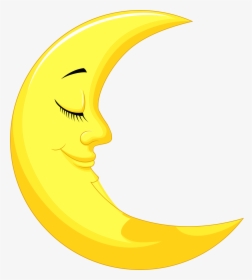 Moon Sleeping Png, Transparent Png, Free Download