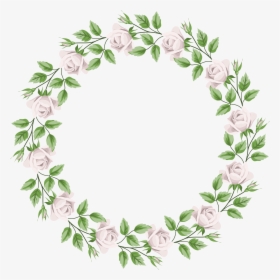 Jpg Library Library White Rose Border Frame Transparent, HD Png Download, Free Download