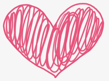 Doodle Hearts Png - Transparent Background Doodle Heart Clip Art, Png Download, Free Download