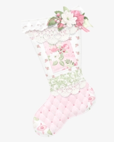 Stocking Maryfran Png Natal - Pink Baby Christmas Stocking Clipart, Transparent Png, Free Download