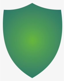 Banner Transparent Shield Flat Design Green Transprent - Circle, HD Png Download, Free Download
