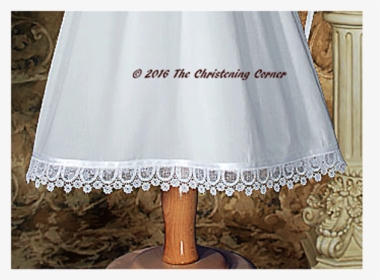 Italian Lace & Ribbon Christening Dress - Lampshade, HD Png Download, Free Download