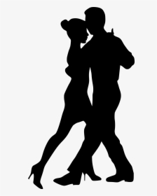 Transparent Couple Silhouette Png - Transparent Couple Dancing Silhouette, Png Download, Free Download