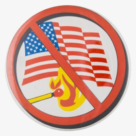 No Flag Burning Cause Button Museum - Texas V Johnson Symbol, HD Png Download, Free Download