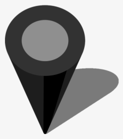 Simple Map Icon Black - Black On Black Logo Vector, HD Png Download, Free Download