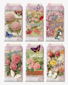 Vintage Floral Tags, HD Png Download, Free Download