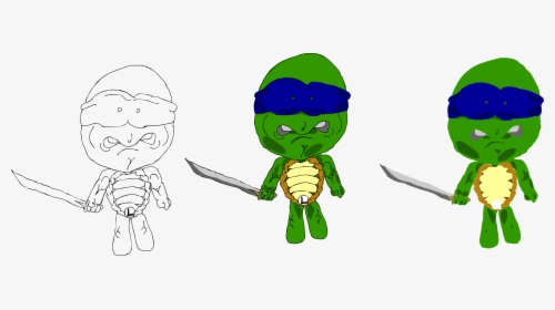 Ninja Turtles - Cartoon - Cartoon, HD Png Download, Free Download