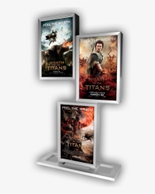 Graphic Triplex Freestanding Frame - Wrath Of The Titans Poster, HD Png Download, Free Download