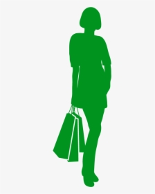 Silhouette Drawing Woman Cartoon - Illustration, HD Png Download, Free Download