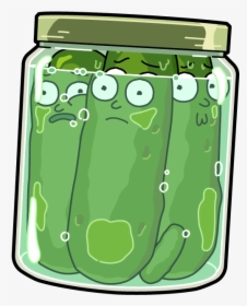 Pickle Clipart Full Jar - Pocket Mortys Pickle Morty, HD Png Download, Free Download