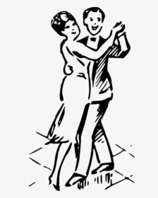 Dancing Couple - 1930s Dancers Clip Art, HD Png Download, Free Download