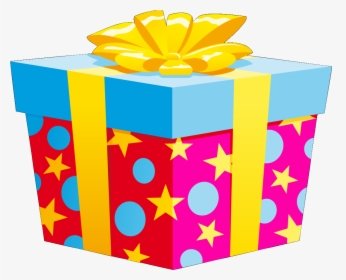 Clip Art,yellow,present,gift Wrapping,graphics - Birthday Wishes Gift Video, HD Png Download, Free Download