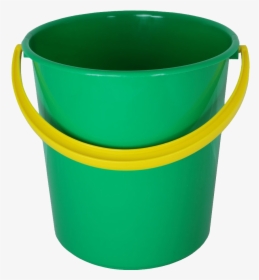 Green Plastic Bucket - Green 5 Gallon Buckets, HD Png Download, Free Download