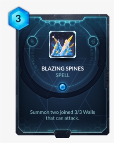 Blazing Spines - Eight Gates Duelyst, HD Png Download, Free Download