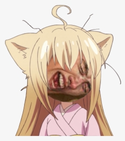 View Samegoogleiqdbsaucenao Anime Laugh Anime Cat Ears Hd Png Download Kindpng