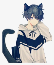 Featured image of post Shy Cat Shy Hoodie Cute Anime Boy You discover a cute werewolf boy in the forest part 1 asmr roleplay