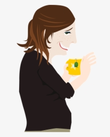 Office, Business, Worker, Computer, Colleagues, Woman - Cartoon, HD Png Download, Free Download
