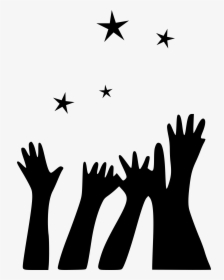 People In And White - Reach For The Stars Png, Transparent Png, Free Download
