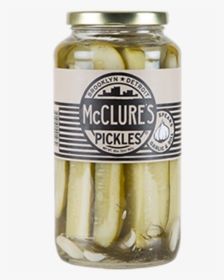 Mcclures Pickles Whole Garlic And Dill, HD Png Download, Free Download
