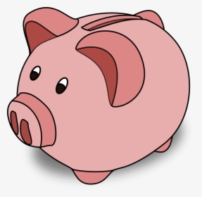 Piggy Bank Bank Cartoon, HD Png Download, Free Download