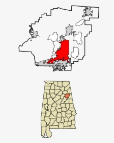 Location Of Anniston In Calhoun County, Alabama - Anniston Alabama, HD Png Download, Free Download