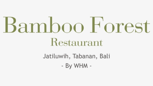 Bamboo Forest Restaurant By Whm - Ville De Nancy, HD Png Download, Free Download