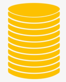 Vector Coin Infographic - Coin Stack Icon, HD Png Download, Free Download