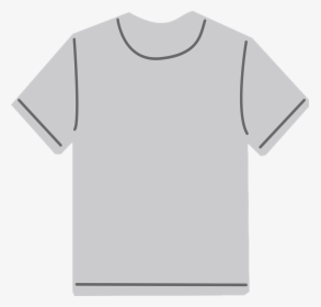 T-shirt, Shirt, Gray, Front, Fashion, Clothing, Cotton - แบบ เสื้อ สี เทา, HD Png Download, Free Download