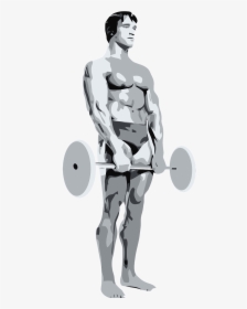 Simple & Practical Ways To Effective Weight , Png Download - Bodybuilder White Image Png, Transparent Png, Free Download