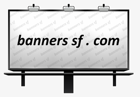 Banners Sf - Billboard - Led-backlit Lcd Display, HD Png Download, Free Download