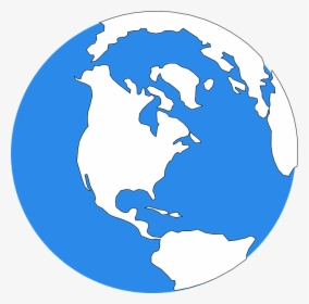 Earth, Blue, Land, Globe, Planet, Continents, Sphere - Vector Earth Logo Png, Transparent Png, Free Download