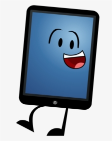 Tablet Clip Cartoon Computer Vector Black And White - Battle For The Big B, HD Png Download, Free Download