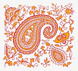 Transparent Floral Pattern Png - Traditional Indian Paisley Design, Png Download, Free Download