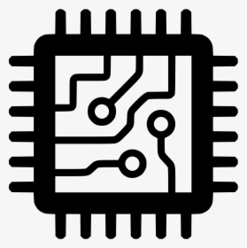 Computer Chip - Computer Chip Icon Png, Transparent Png, Free Download