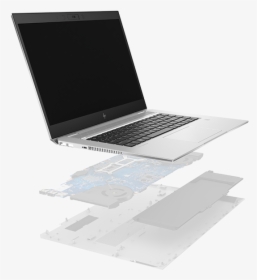 Exploded Elitebook 1050 Business Laptop With Top Keyboard - Netbook, HD Png Download, Free Download