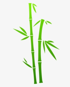 Bamboo Painting Green - Transparent Background Bamboo Png, Png Download, Free Download