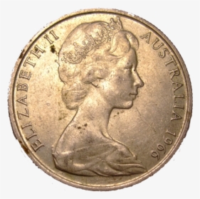 Coin - Australian 50 Cent Coin Old, HD Png Download, Free Download